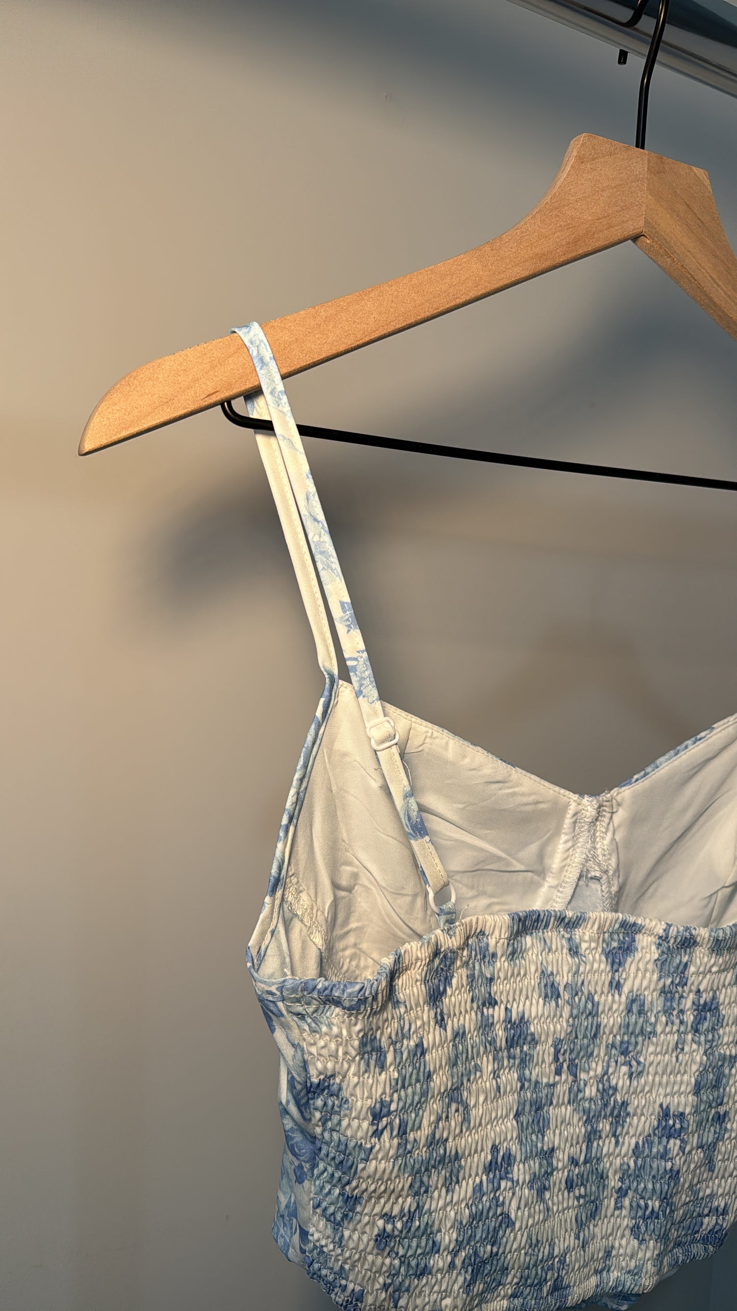 Blue Floral Corset Pre-Loved