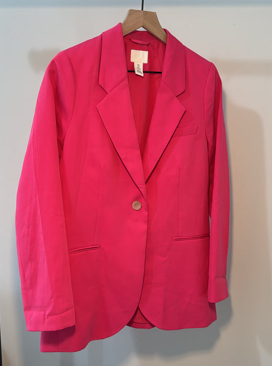 Pre-Loved Hot Pink Blazer (H&M) – Size S