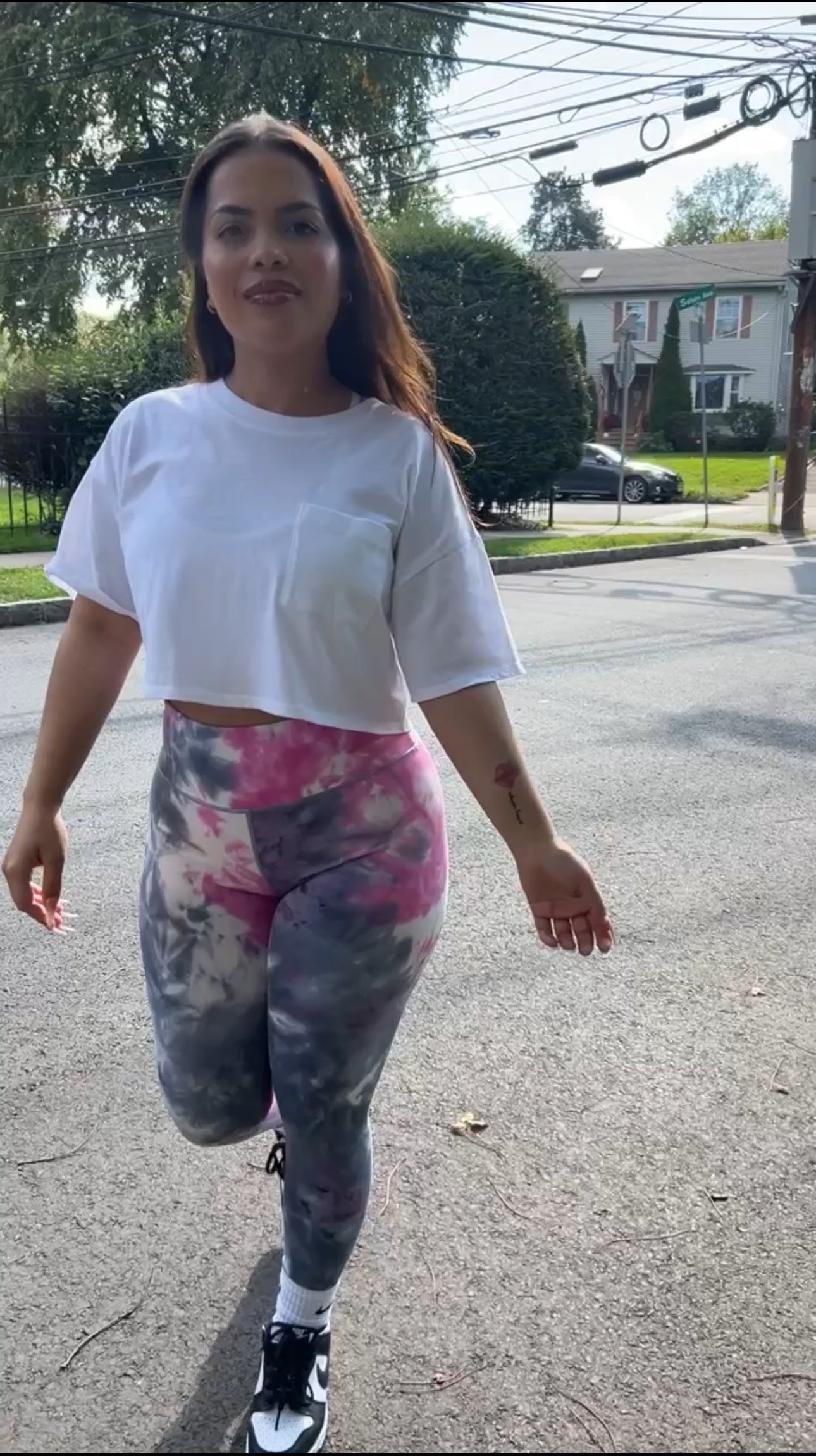 JOLET Tie-Dye High-Rise Leggings