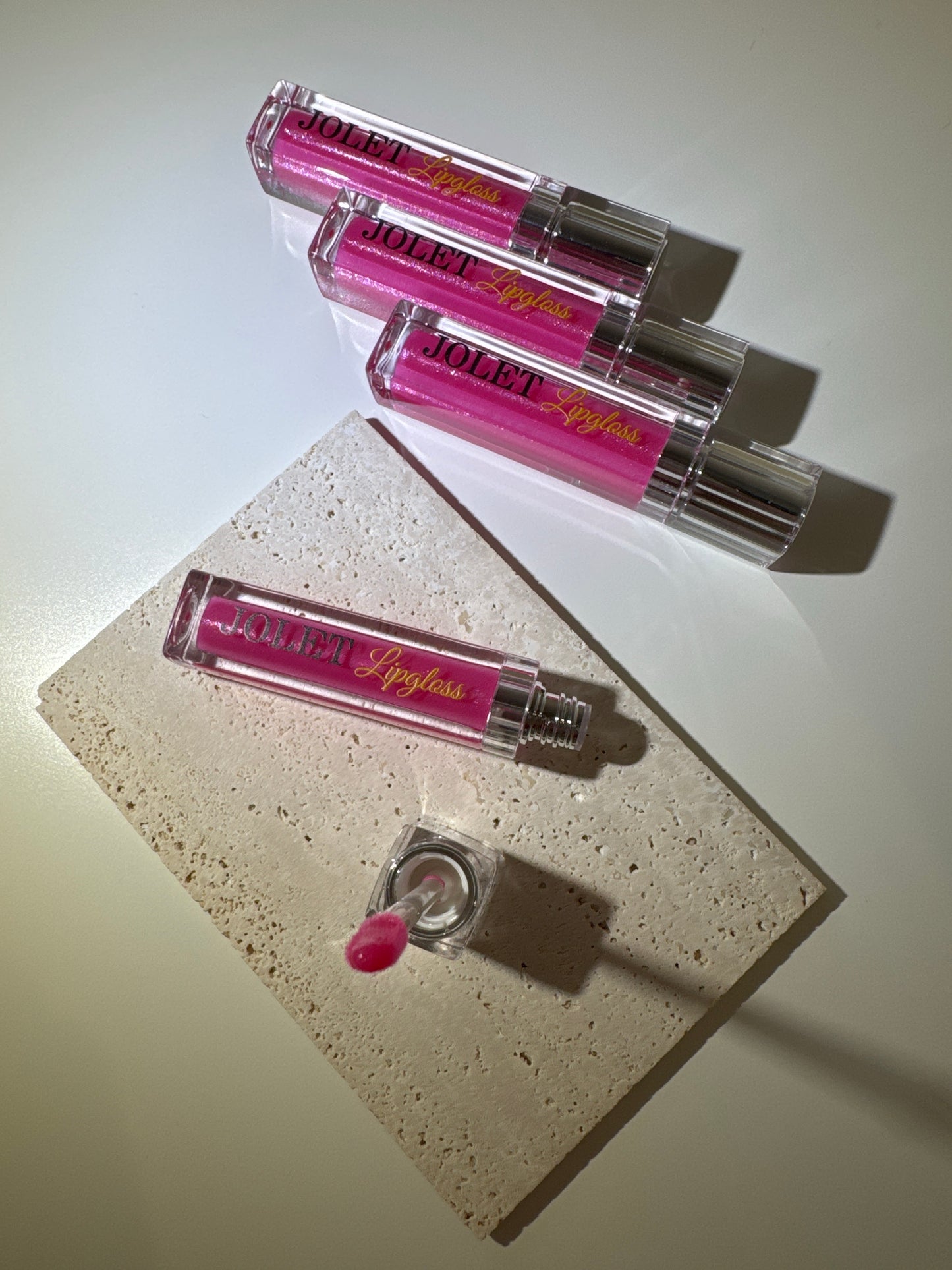 Pretty in pink Lip gloss