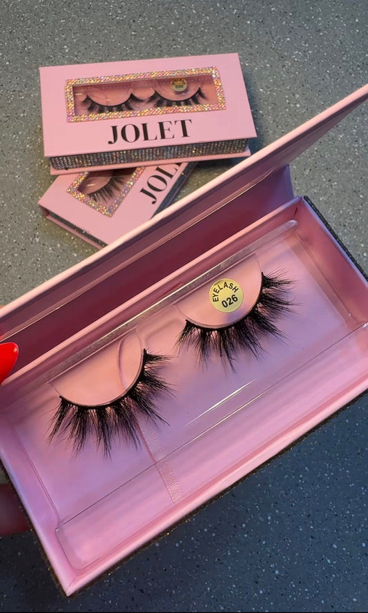 JOLET Mink Lashes – Glow (#026)