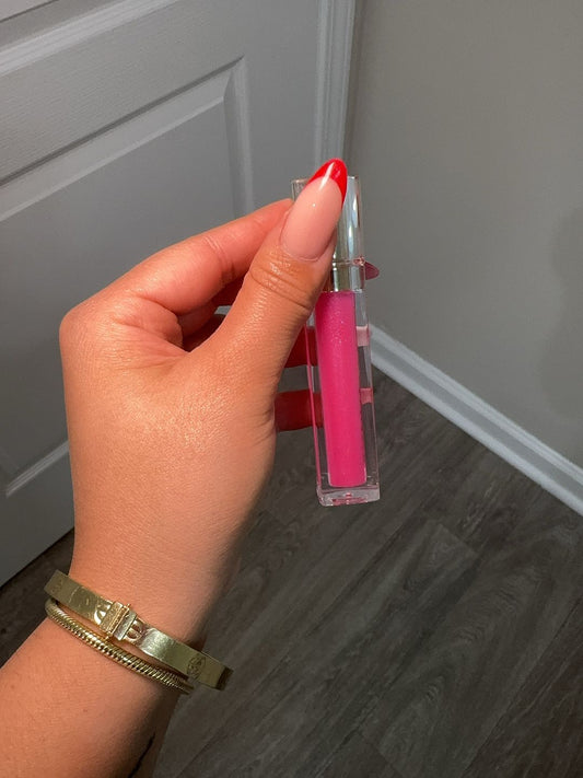 Pretty in pink Lip gloss