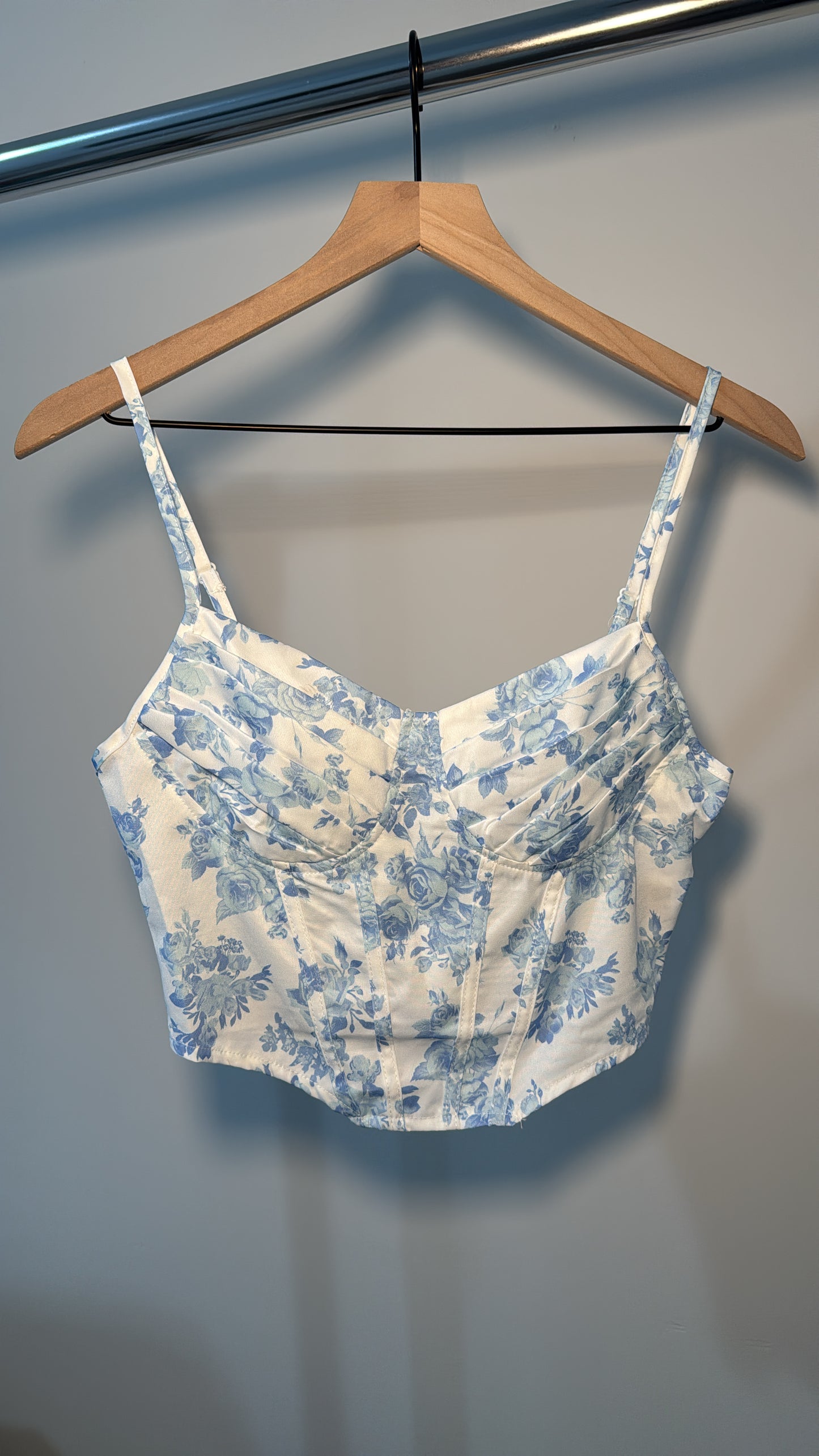 Blue Floral Corset Pre-Loved