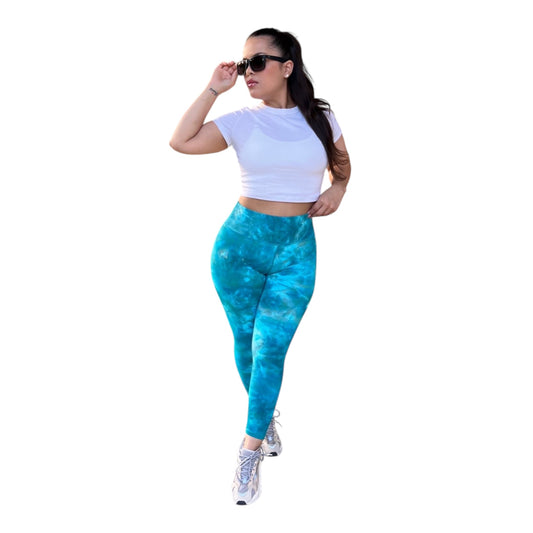 JOLET Tie-Dye High-Rise Leggings